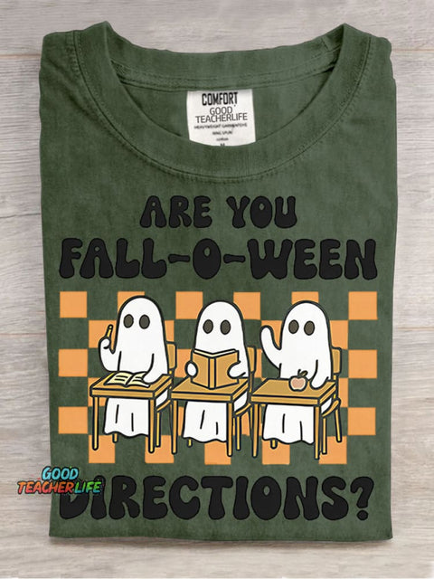 Are You Fall-o-ween Directions? T-shirt