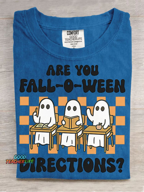 Are You Fall-o-ween Directions? T-shirt