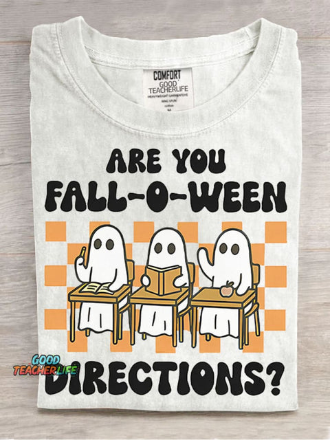 Are You Fall-o-ween Directions? T-shirt