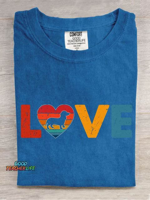 Love Dachshund T-shirt