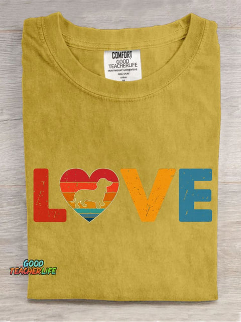 Love Dachshund T-shirt