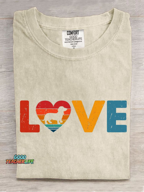 Love Dachshund T-shirt