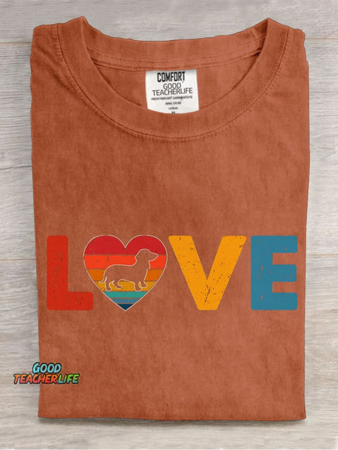 Love Dachshund T-shirt