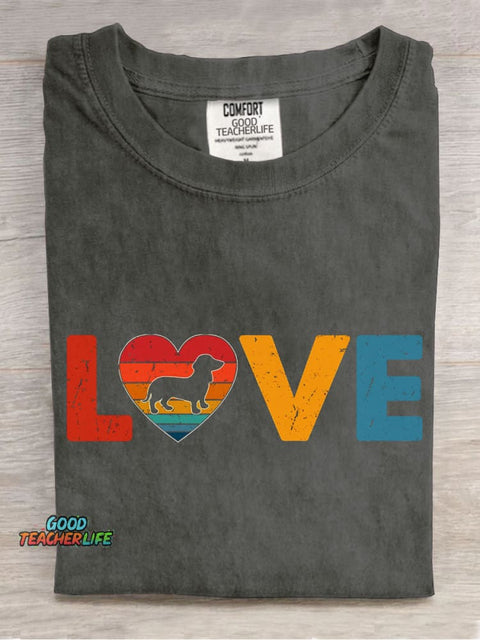 Love Dachshund T-shirt
