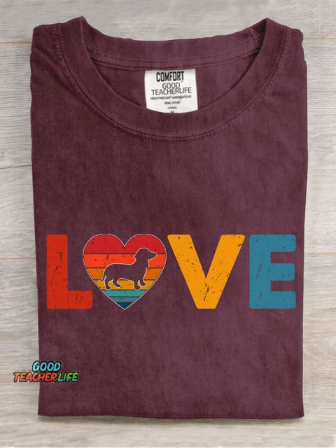 Love Dachshund T-shirt