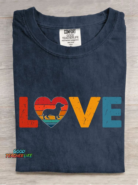 Love Dachshund T-shirt