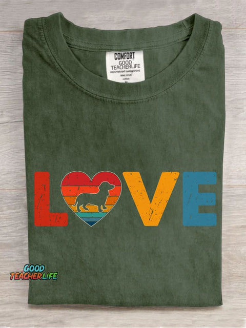 Love Dachshund T-shirt