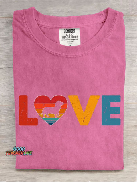 Love Dachshund T-shirt