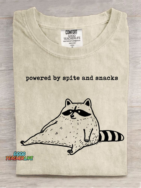 Powered By Spite and Snacks T-shirt