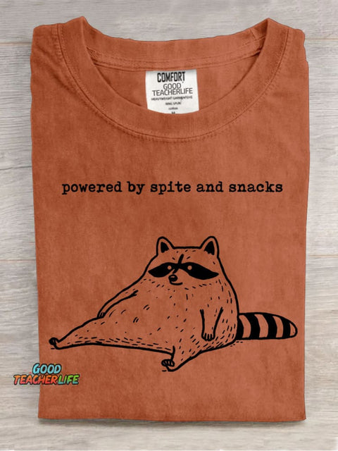 Powered By Spite and Snacks T-shirt