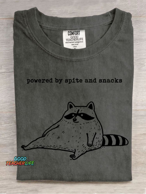 Powered By Spite and Snacks T-shirt