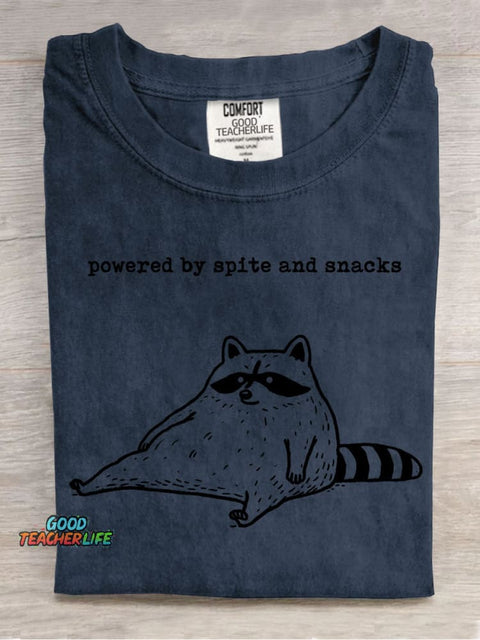 Powered By Spite and Snacks T-shirt