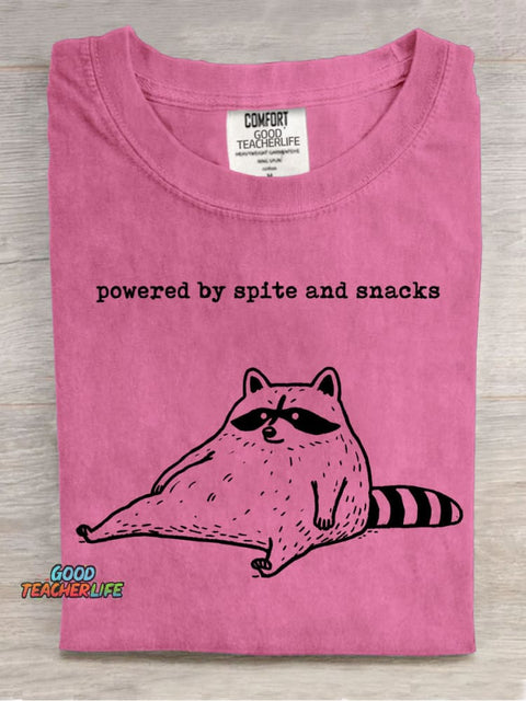Powered By Spite and Snacks T-shirt