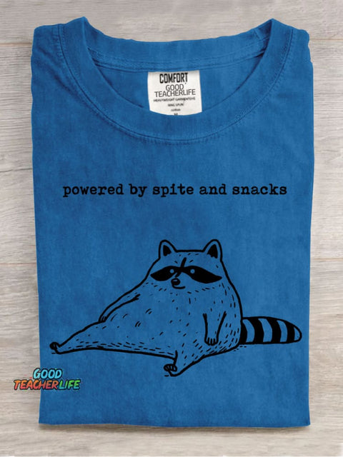 Powered By Spite and Snacks T-shirt