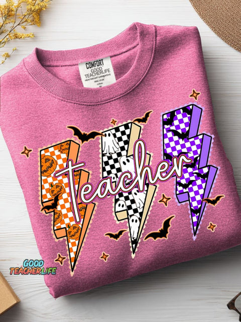 Halloween Teacher Casual Sweatshirt
