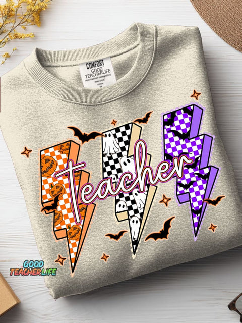 Halloween Teacher Casual Sweatshirt