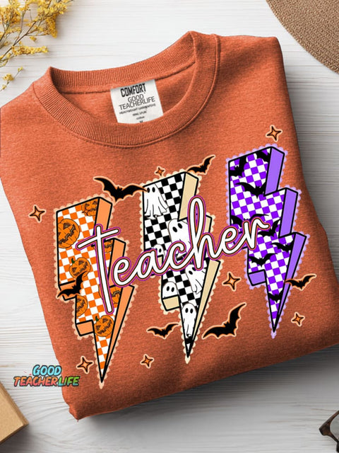 Halloween Teacher Casual Sweatshirt