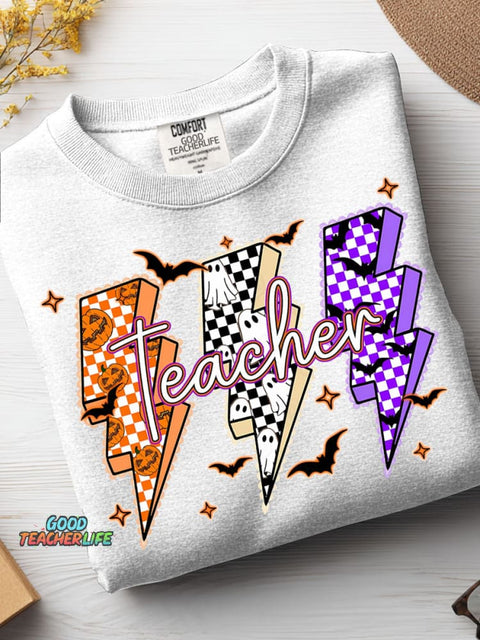 Halloween Teacher Casual Sweatshirt