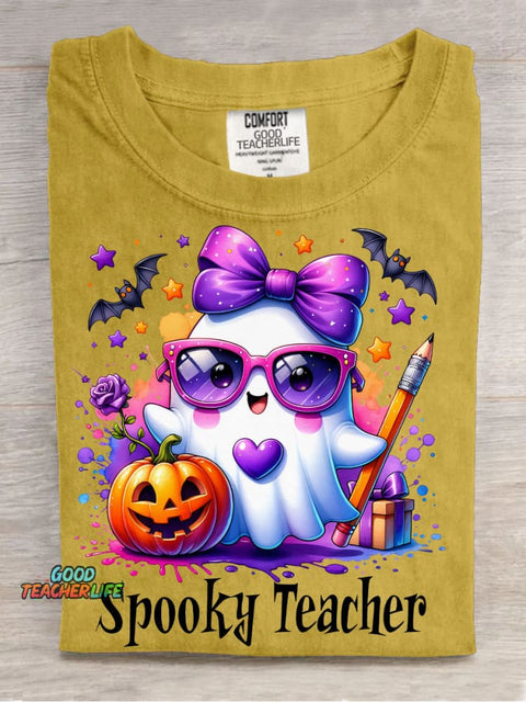 Halloween Spooky Teacher T-shirt