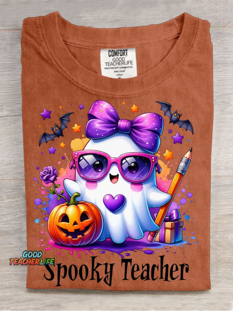 Halloween Spooky Teacher T-shirt