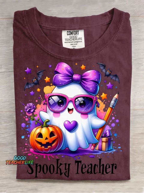 Halloween Spooky Teacher T-shirt