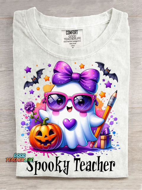 Halloween Spooky Teacher T-shirt