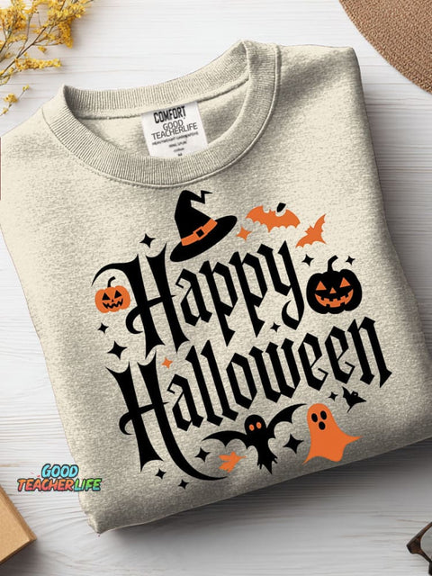 Happy Halloween Decorative Pattern Casual Sweatshirt