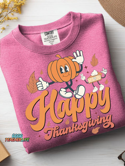 Happy Thanksgiving Casual Sweatshirt