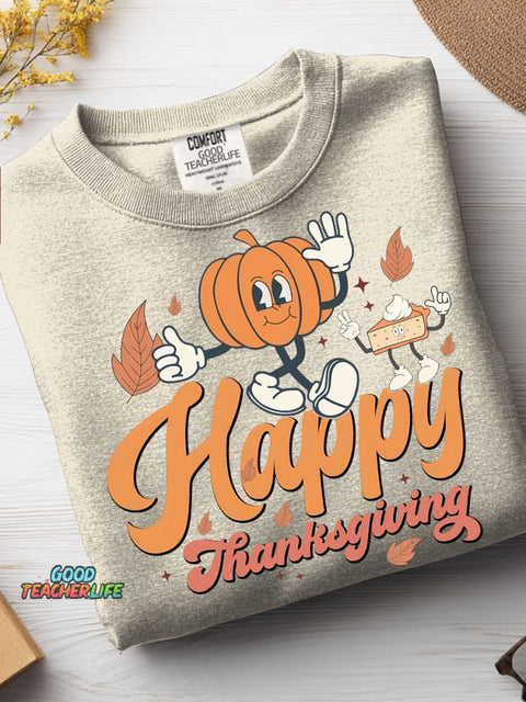 Happy Thanksgiving Casual Sweatshirt