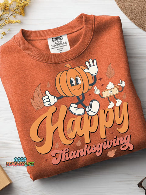 Happy Thanksgiving Casual Sweatshirt