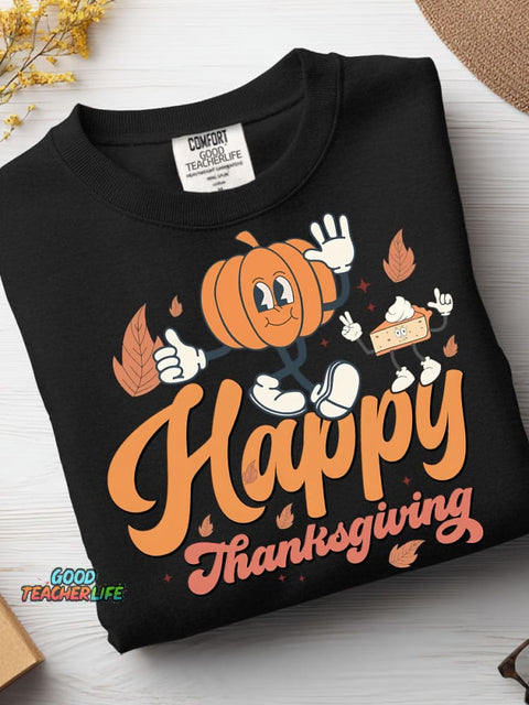 Happy Thanksgiving Casual Sweatshirt