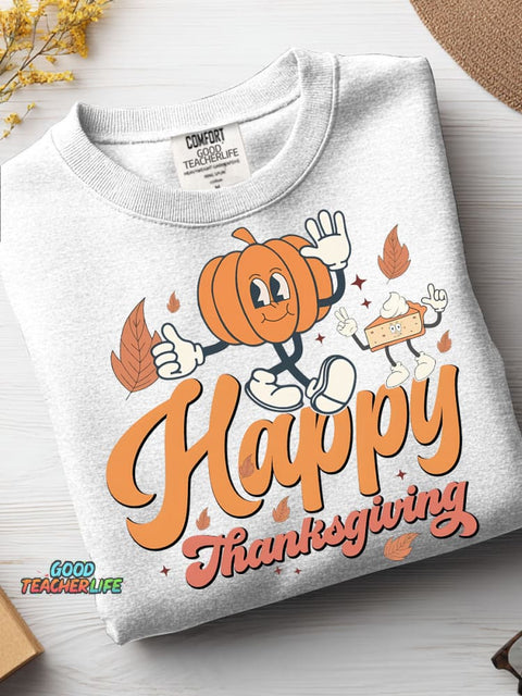 Happy Thanksgiving Casual Sweatshirt