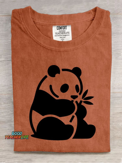 Panda Decorative Pattern T-shirt