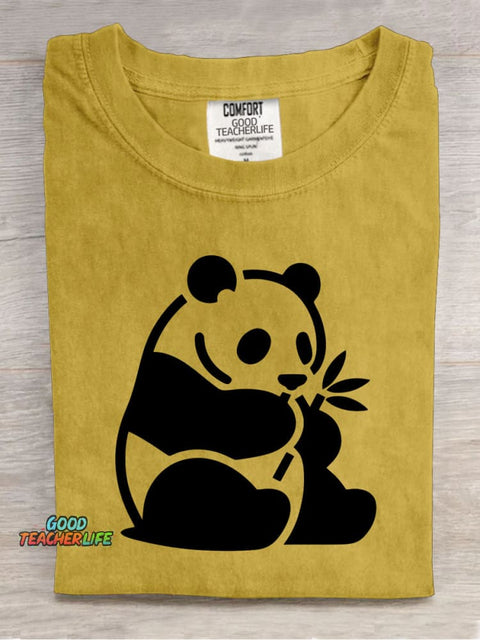 Panda Decorative Pattern T-shirt