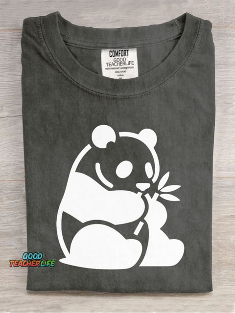 Panda Decorative Pattern T-shirt