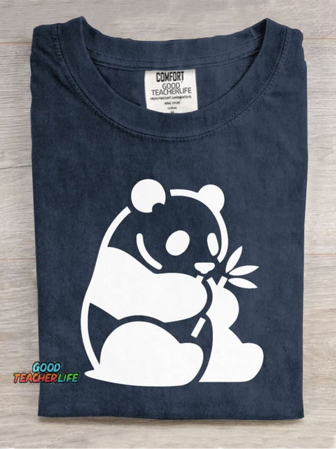 Panda Decorative Pattern T-shirt