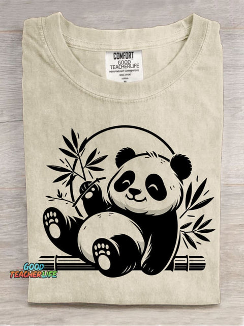 Panda Decorative Pattern T-shirt