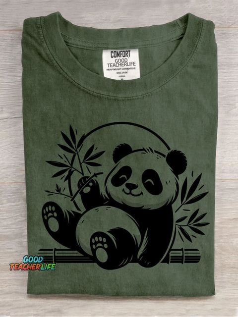 Panda Decorative Pattern T-shirt