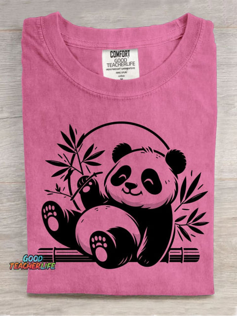 Panda Decorative Pattern T-shirt
