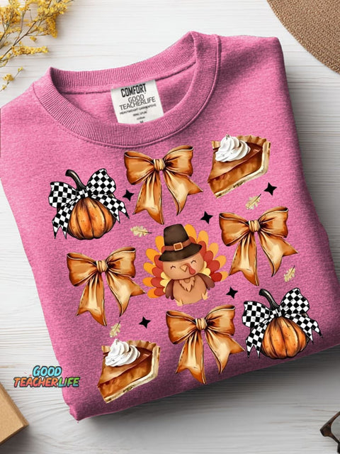 Thanksgiving Decorative Pattern Casual Sweatshirt
