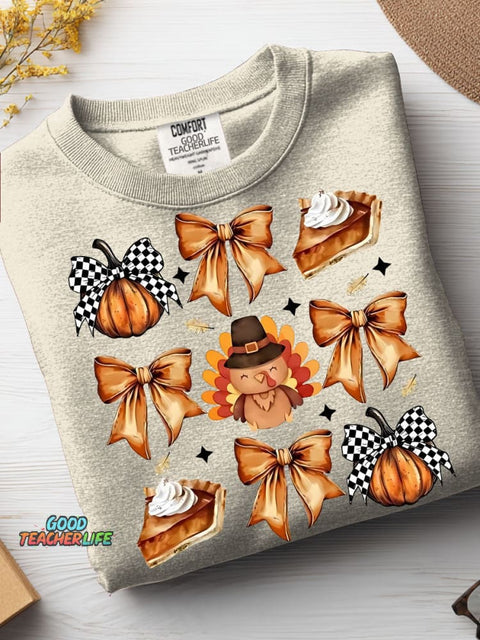 Thanksgiving Decorative Pattern Casual Sweatshirt
