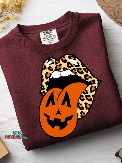 Halloween Decorative Patterns Casual Sweatshirt