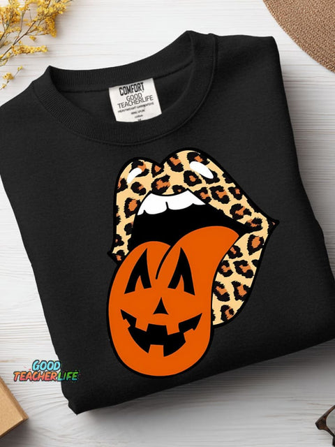 Halloween Decorative Patterns Casual Sweatshirt