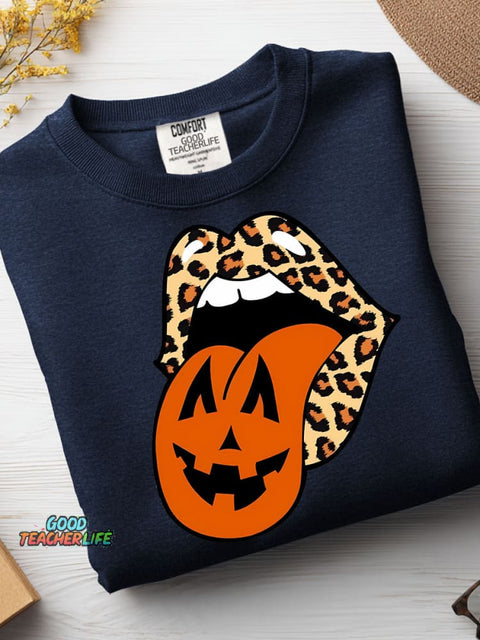 Halloween Decorative Patterns Casual Sweatshirt