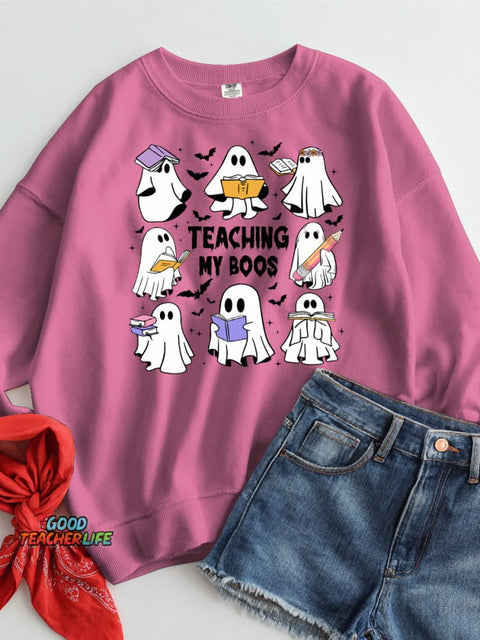 Halloween Teaching My Boos Casual Sweatshirt