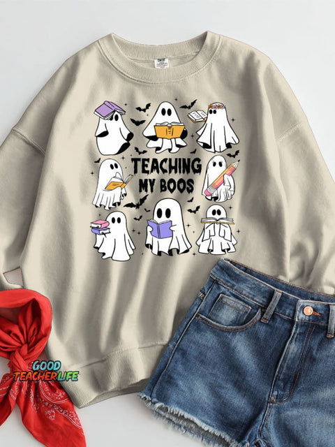 Halloween Teaching My Boos Casual Sweatshirt