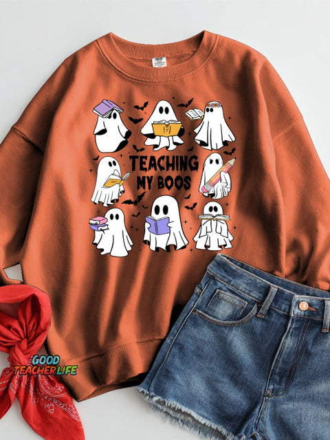 Halloween Teaching My Boos Casual Sweatshirt