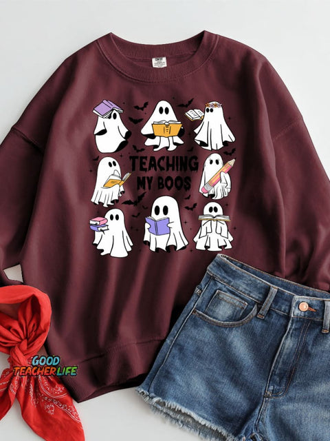 Halloween Teaching My Boos Casual Sweatshirt