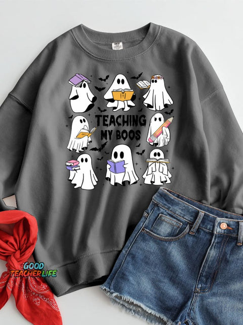 Halloween Teaching My Boos Casual Sweatshirt