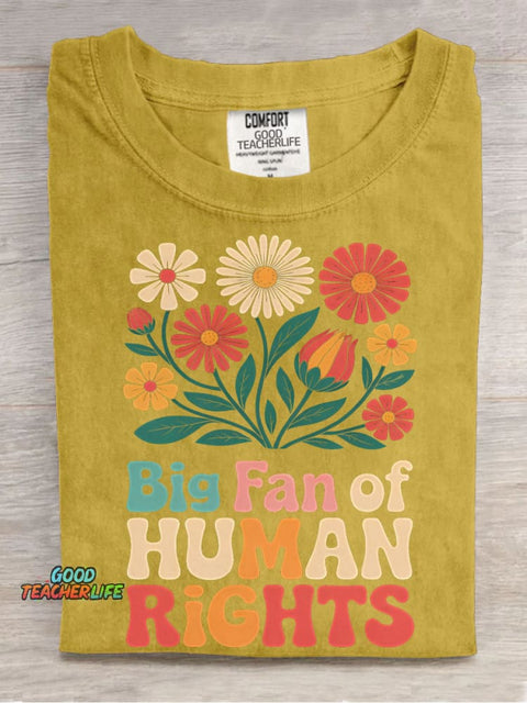 Big Fan of Human Rights T-shirt
